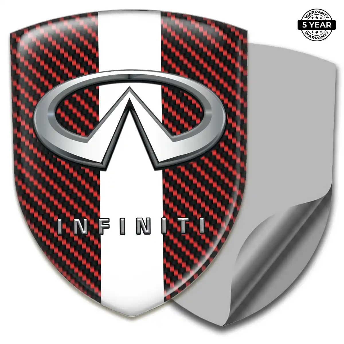 Infiniti 3D Emblem Sticker Interior Elegance