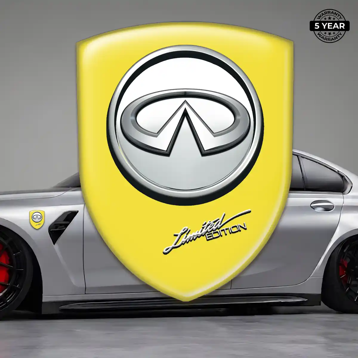 Infiniti 3D Emblem Sticker Interior Luxe
