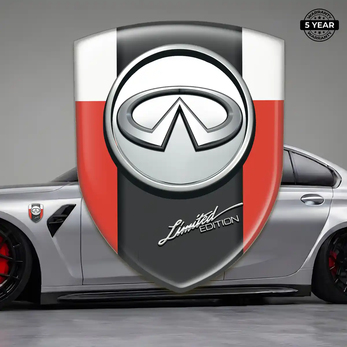 Infiniti 3D Emblem Sticker Outer Style