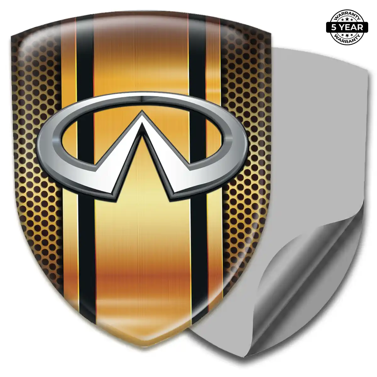 Infiniti 3D Emblem Sticker Performance Style