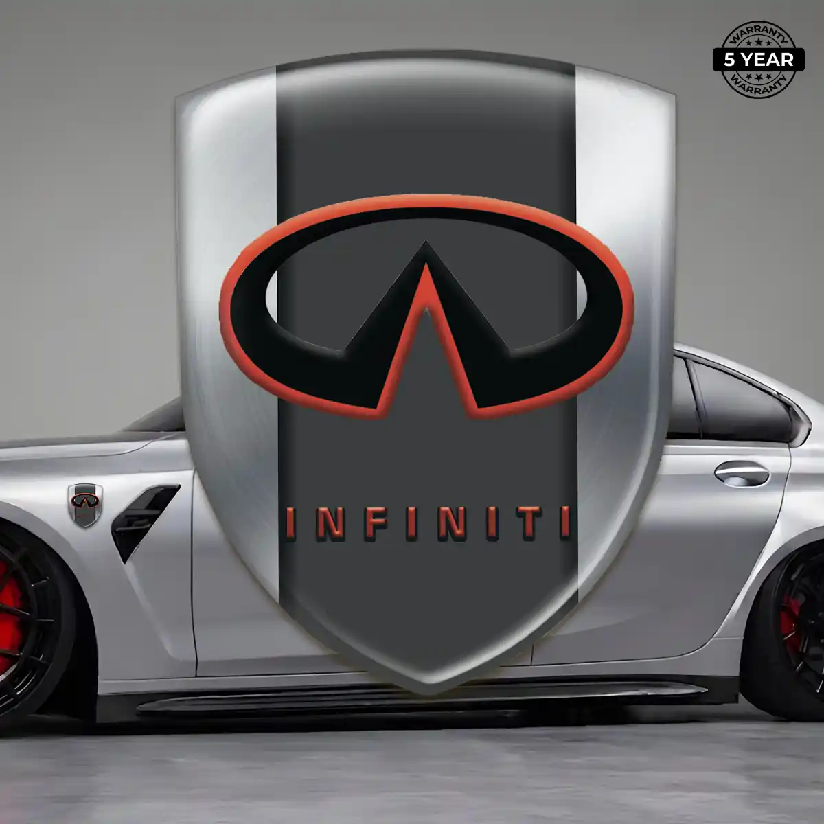 Infiniti 3D Emblem Sticker Prestige Line
