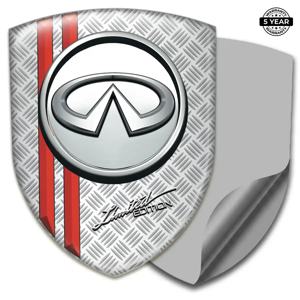 Infiniti 3D Emblem Sticker Refined Design