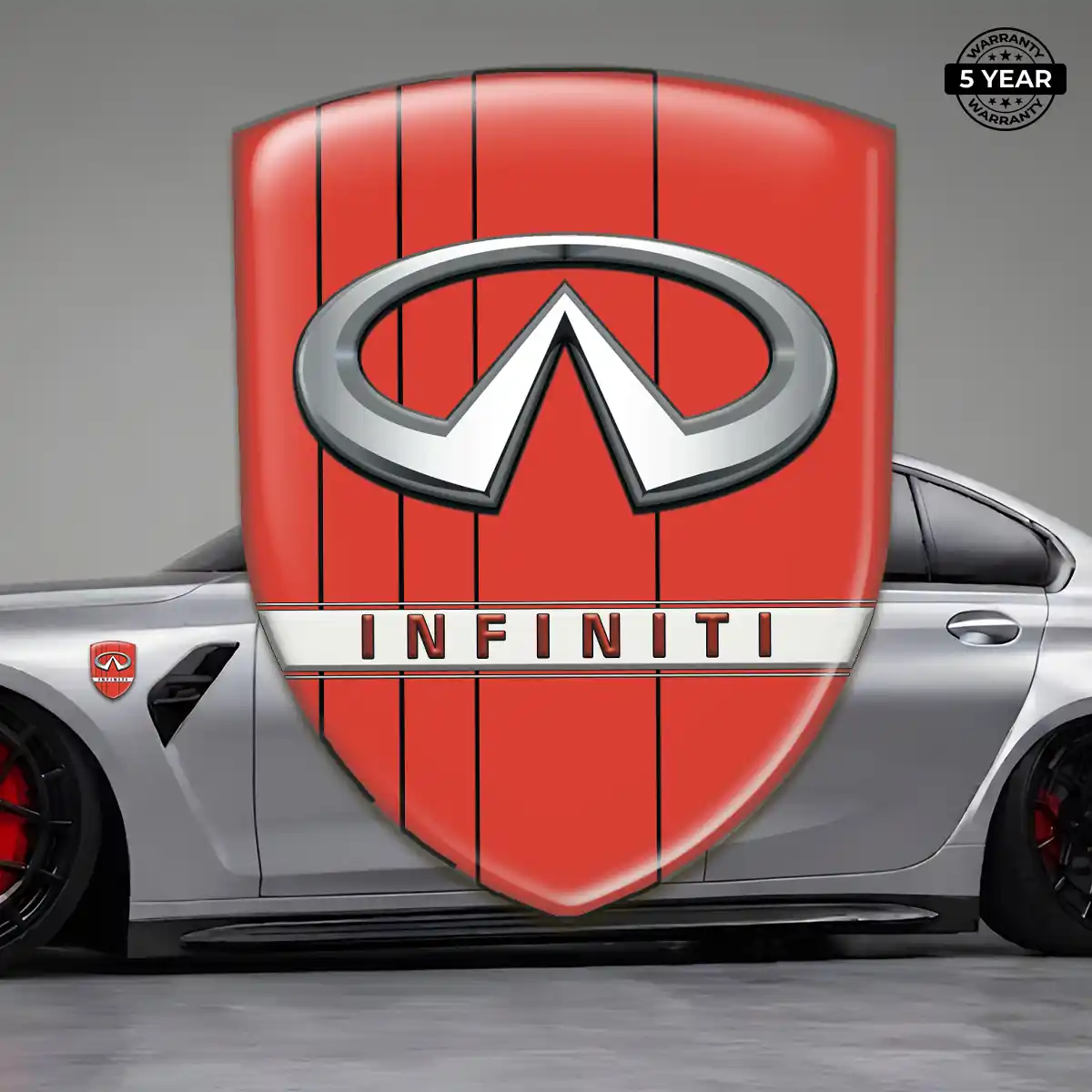 Infiniti 3D Emblem Sticker Resin Elite