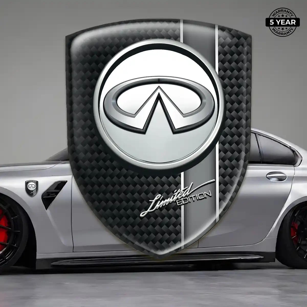 Infiniti 3D Emblem Sticker Signature Grade