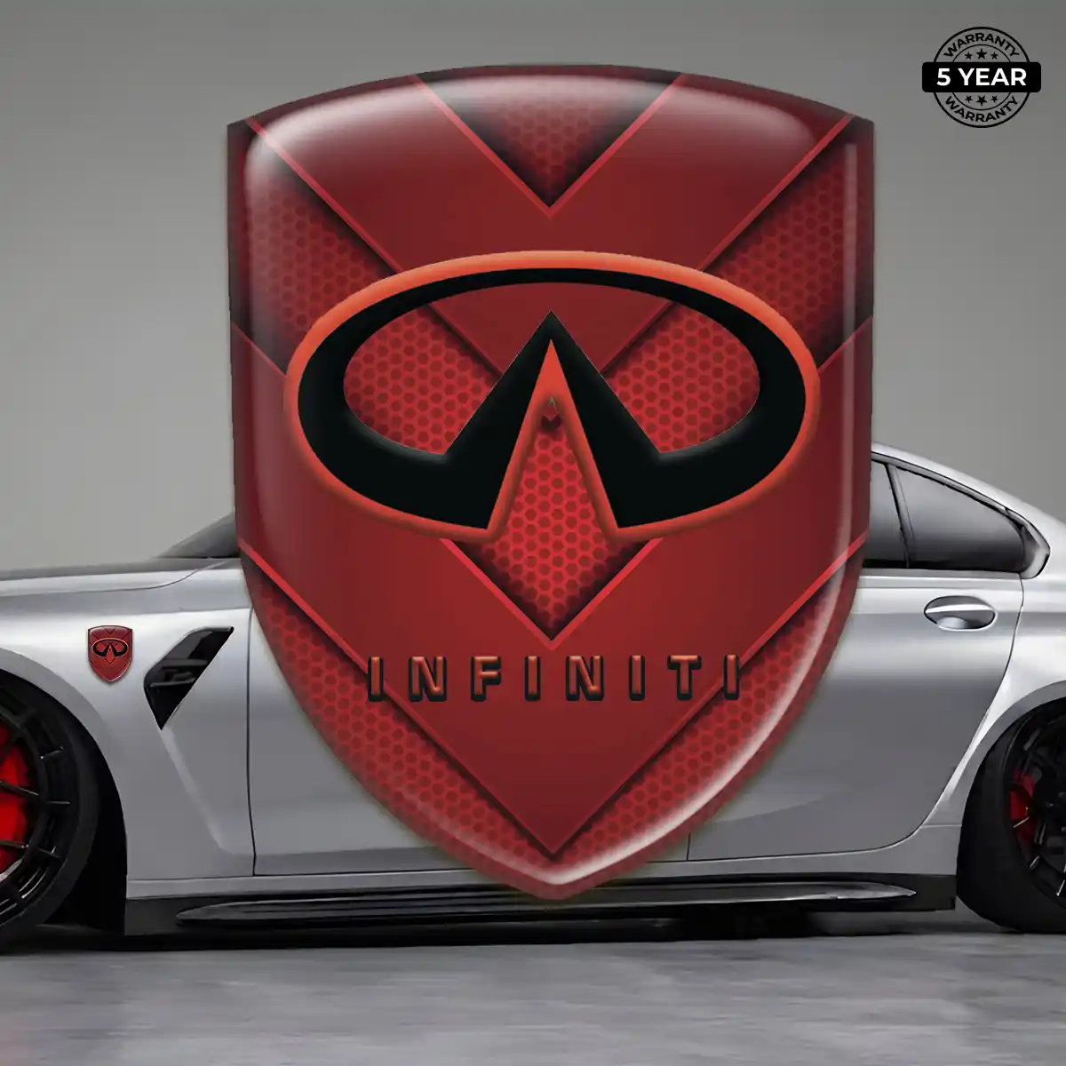 Infiniti 3D Emblem Sticker Sleek Style