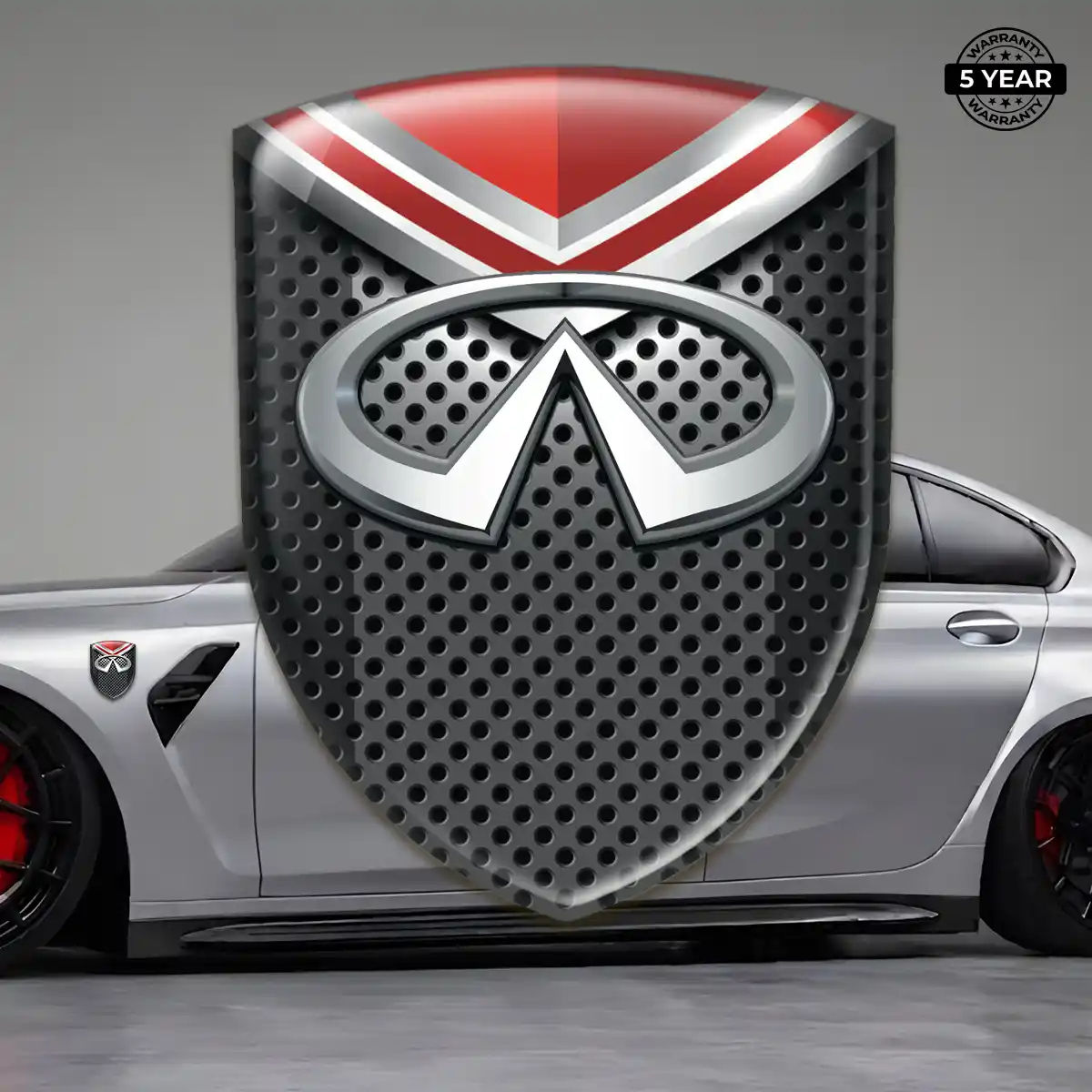 Infiniti 3D Gel Sticker Auto Tuning