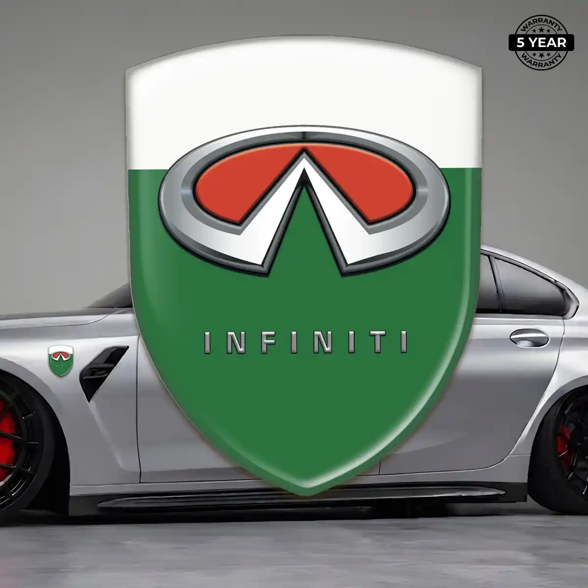 Infiniti 3D Gel Sticker Interior Elegance