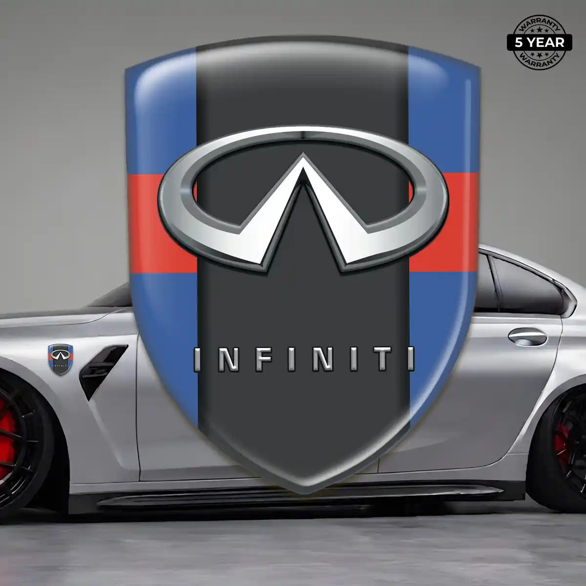 Infiniti 3D Gel Sticker Premium Dome