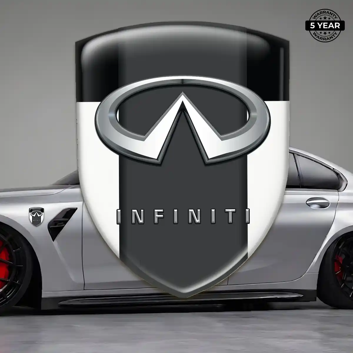 Infiniti 3D Gel Sticker Refined Design