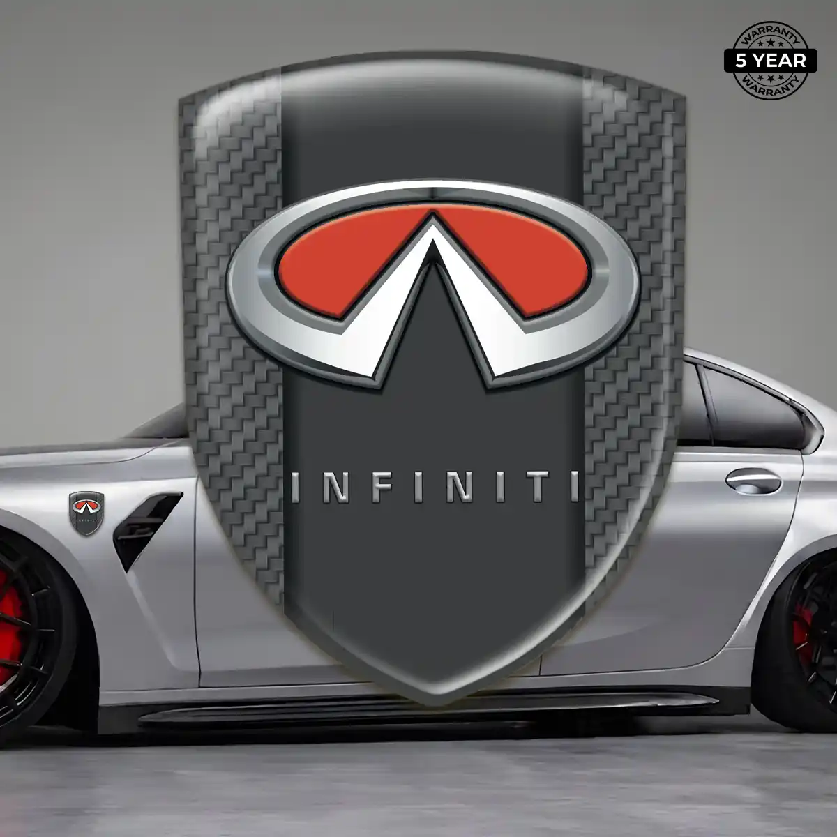Infiniti 3D Logo Sticker Deluxe Edition