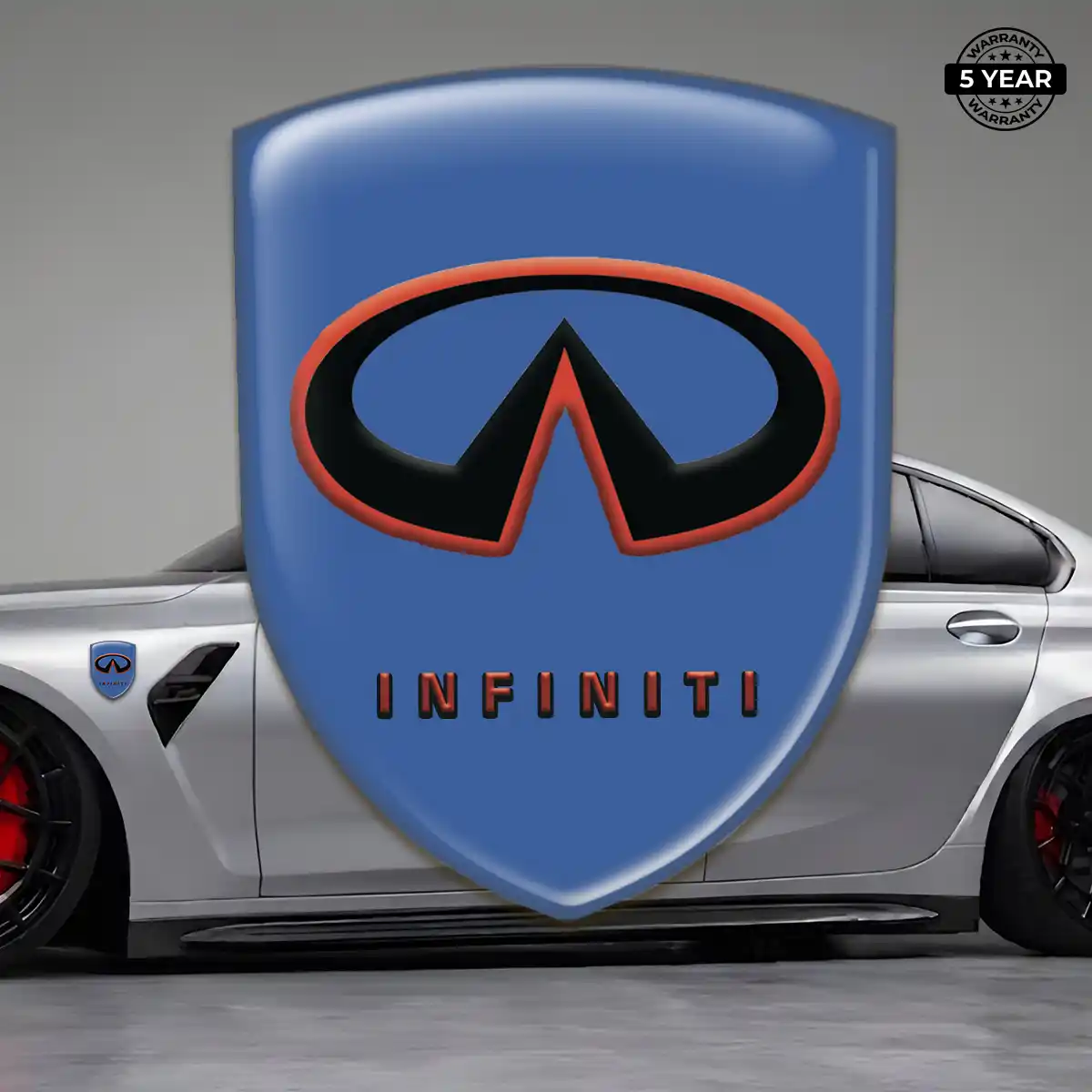 Infiniti 3D Logo Sticker Elite Finish