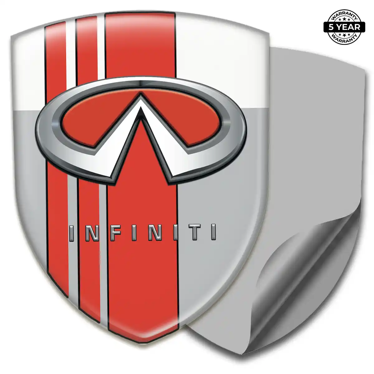 Infiniti 3D Logo Sticker Interior Elegance