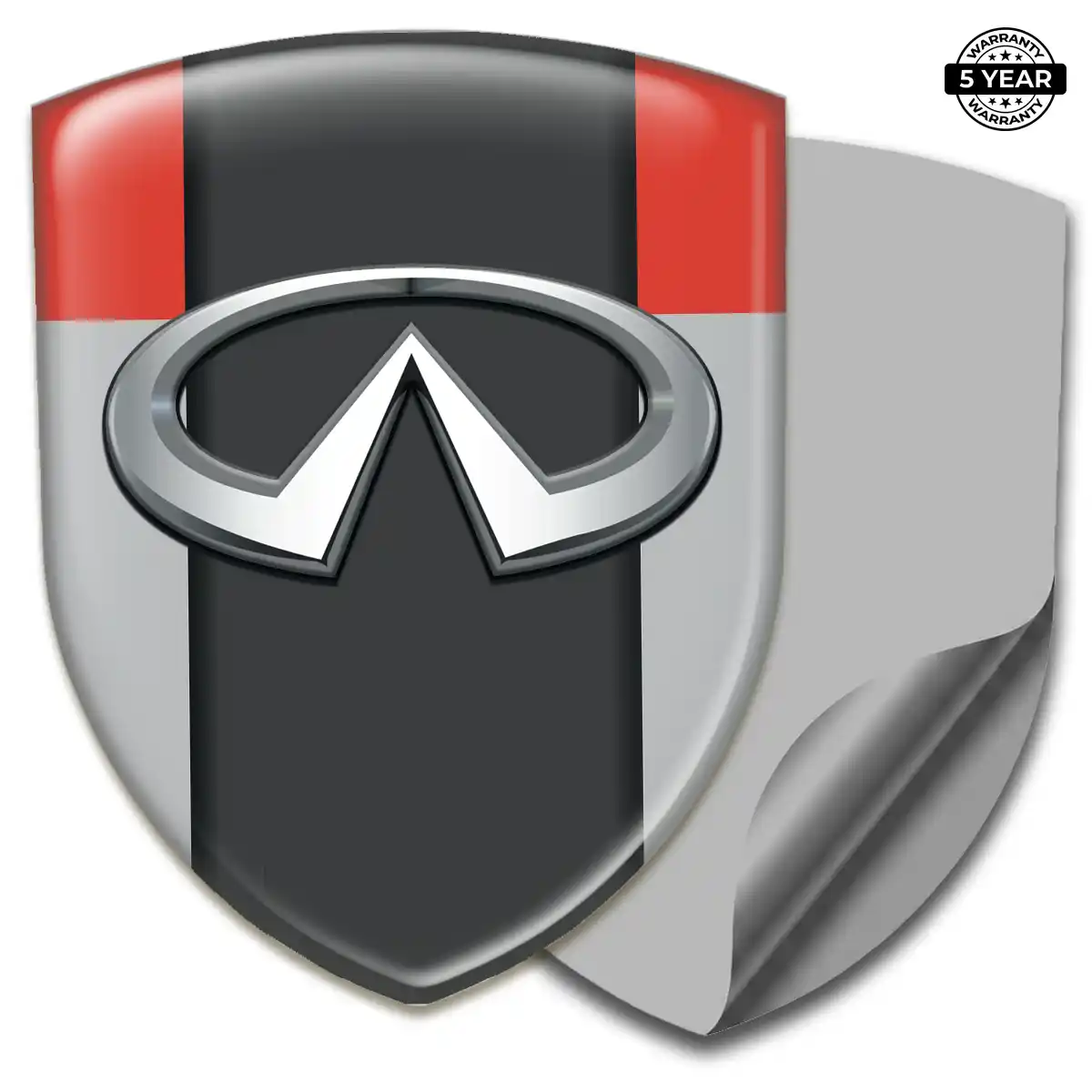Infiniti 3D Logo Sticker Outer Style