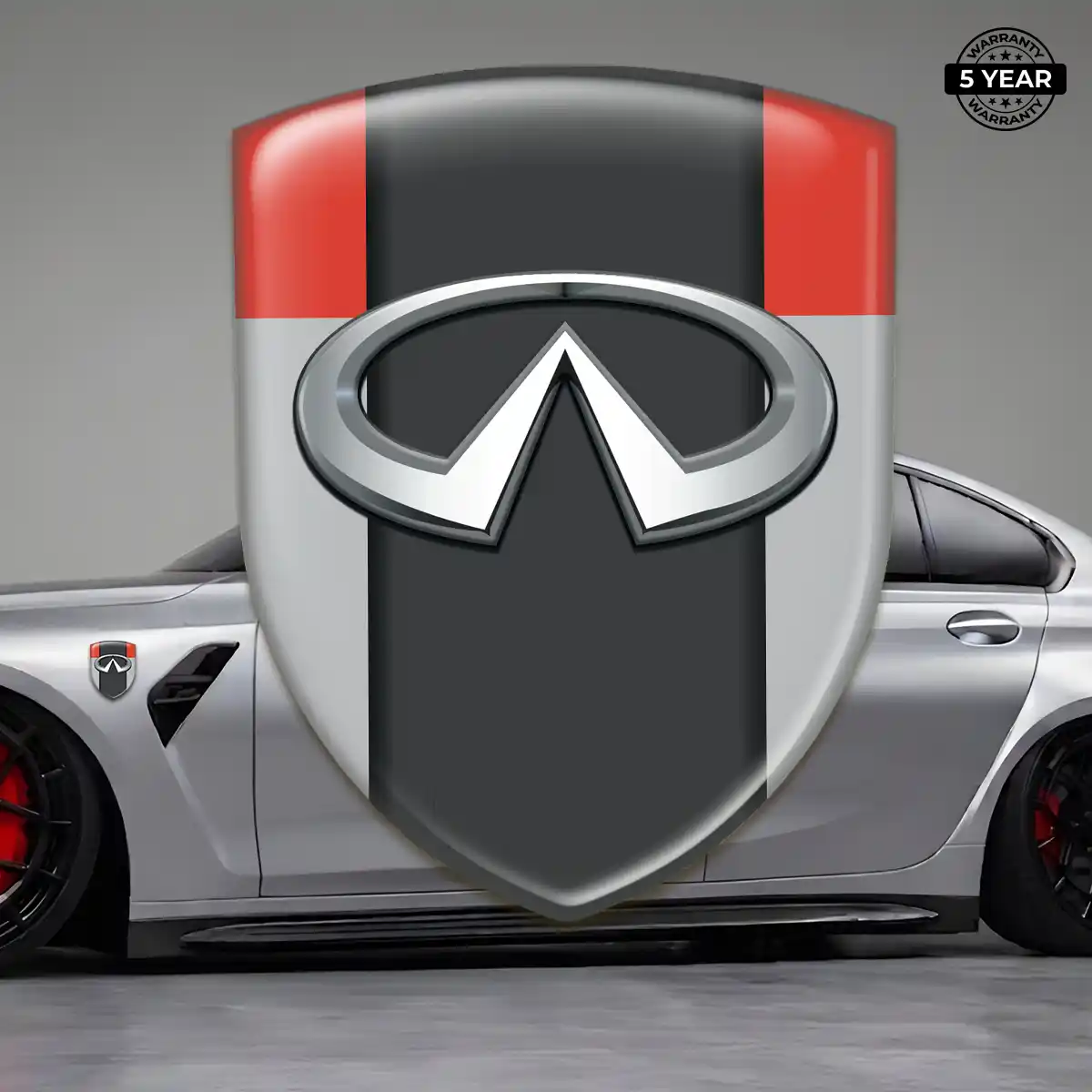Infiniti 3D Logo Sticker Outer Style