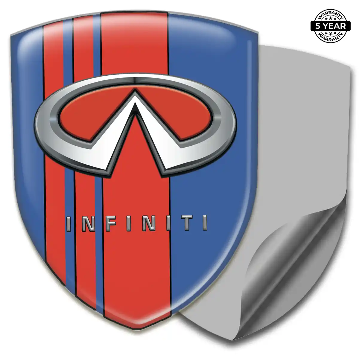 Infiniti 3D Logo Sticker Performance Style