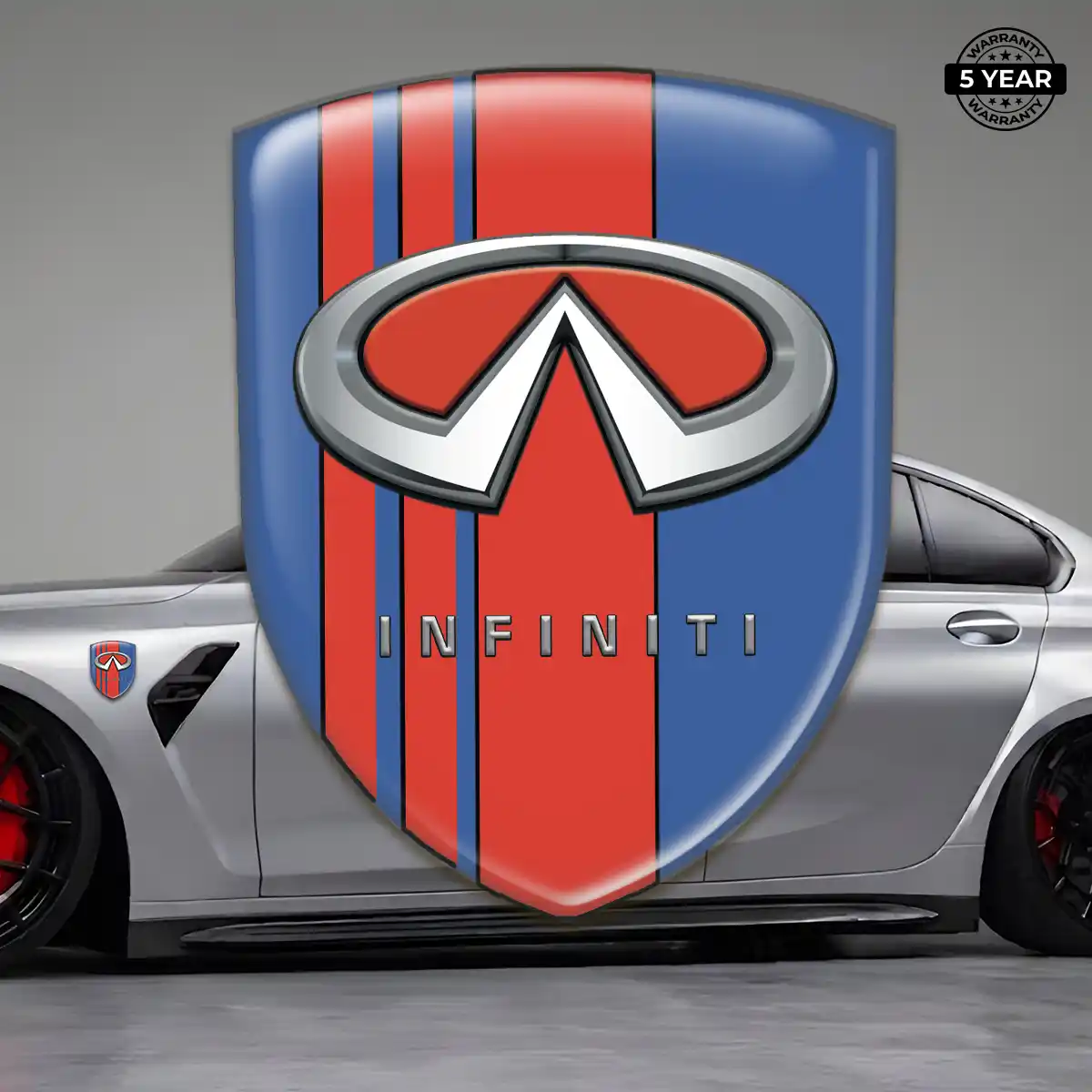 Infiniti 3D Logo Sticker Performance Style