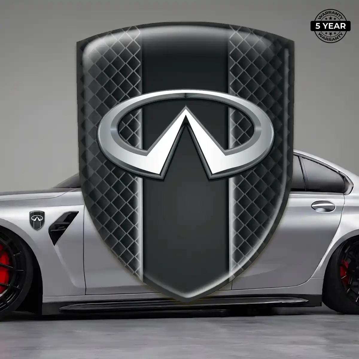 Infiniti 3D Logo Sticker Prime Quality