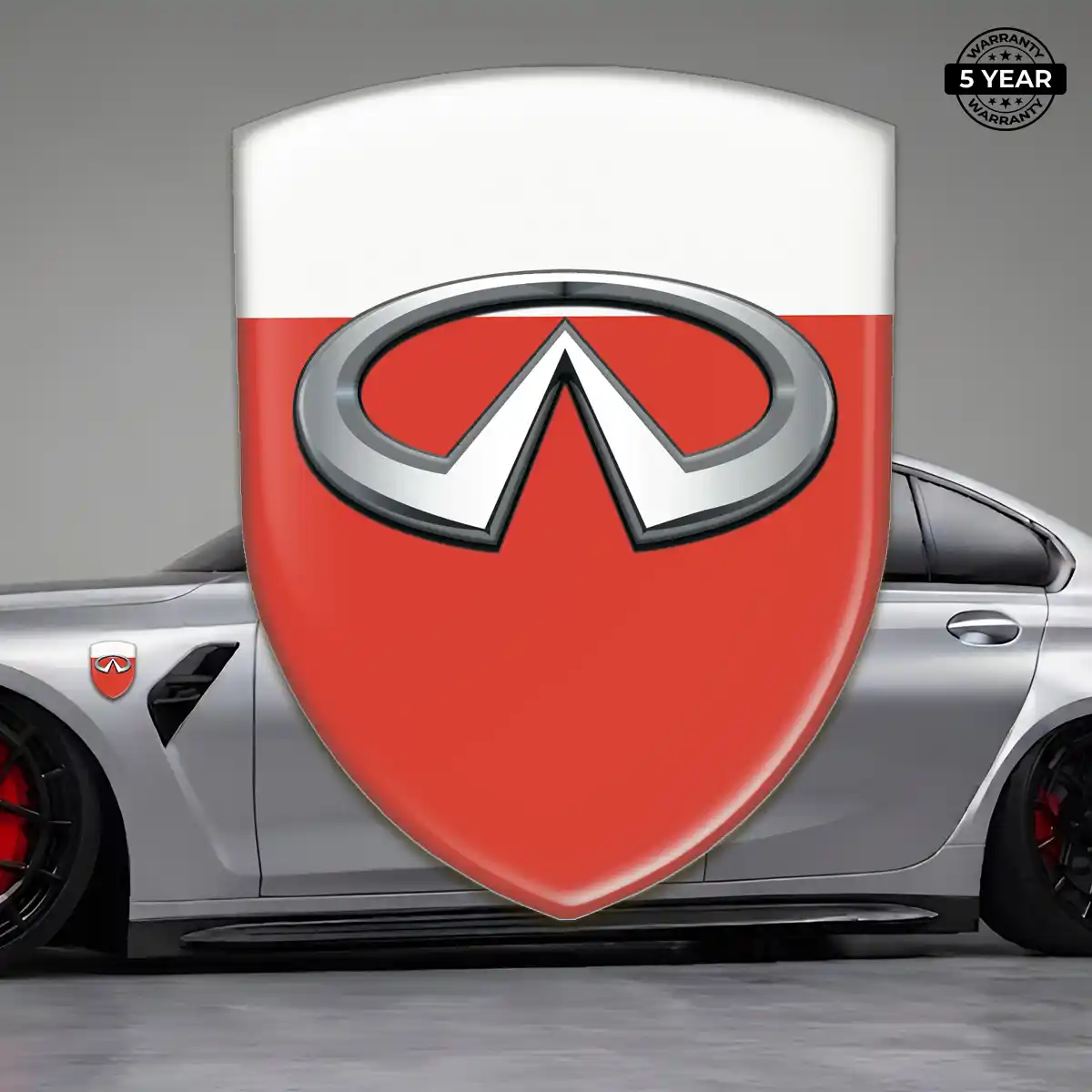 Infiniti 3D Logo Sticker Refined Design