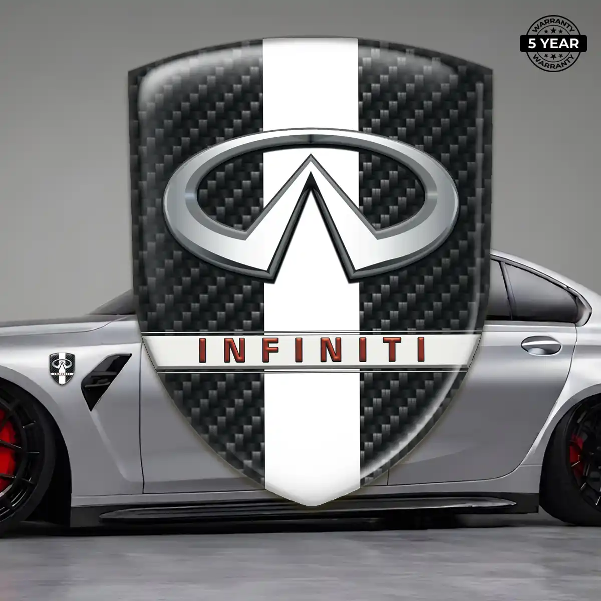 Infiniti 3D Logo Sticker Resin Elite