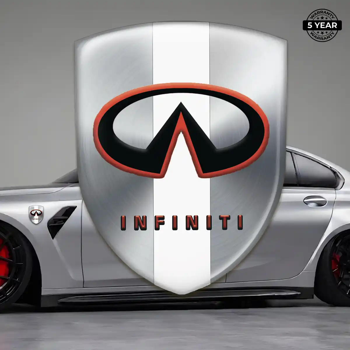 Infiniti 3D Logo Sticker Signature Grade