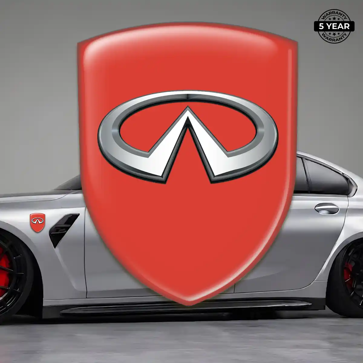 Infiniti 3D Logo Sticker Sleek Style