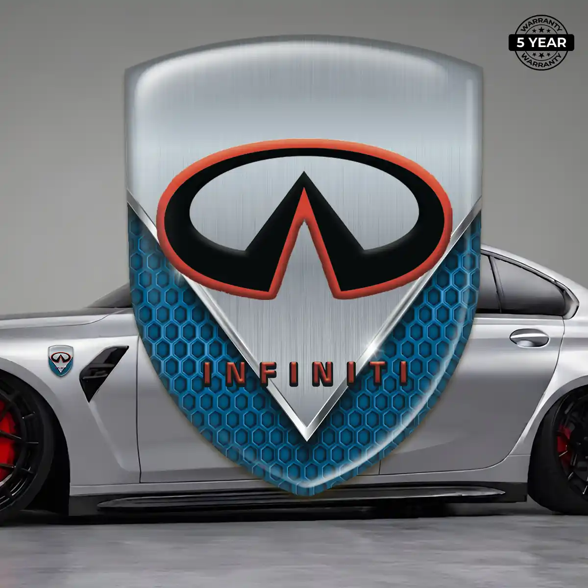 Infiniti 3D Logo Sticker Sport Tuning