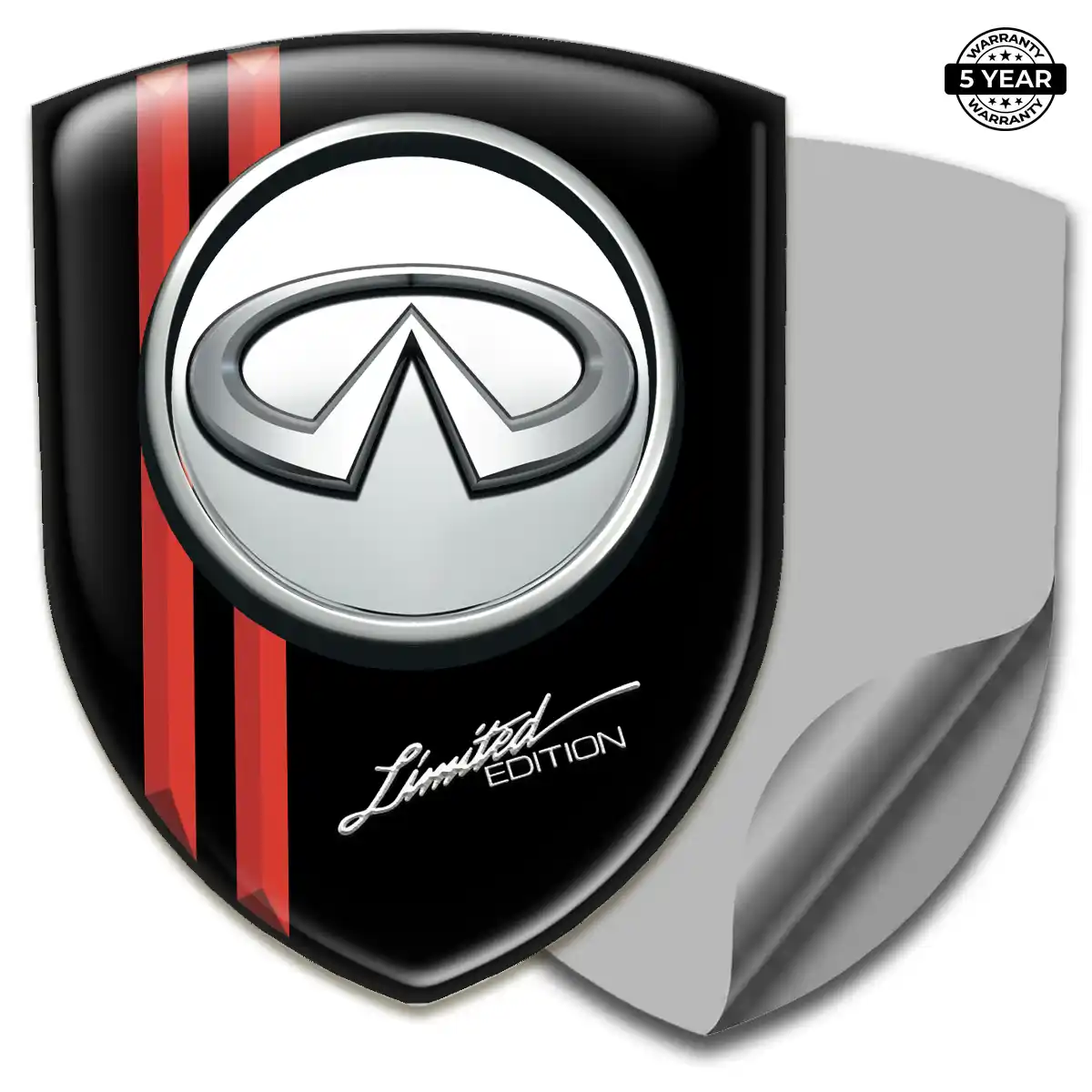Infiniti 3D Resin Sticker Auto Tuning