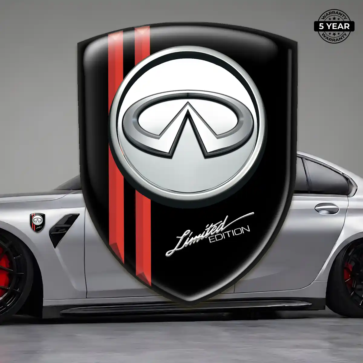 Infiniti 3D Resin Sticker Auto Tuning
