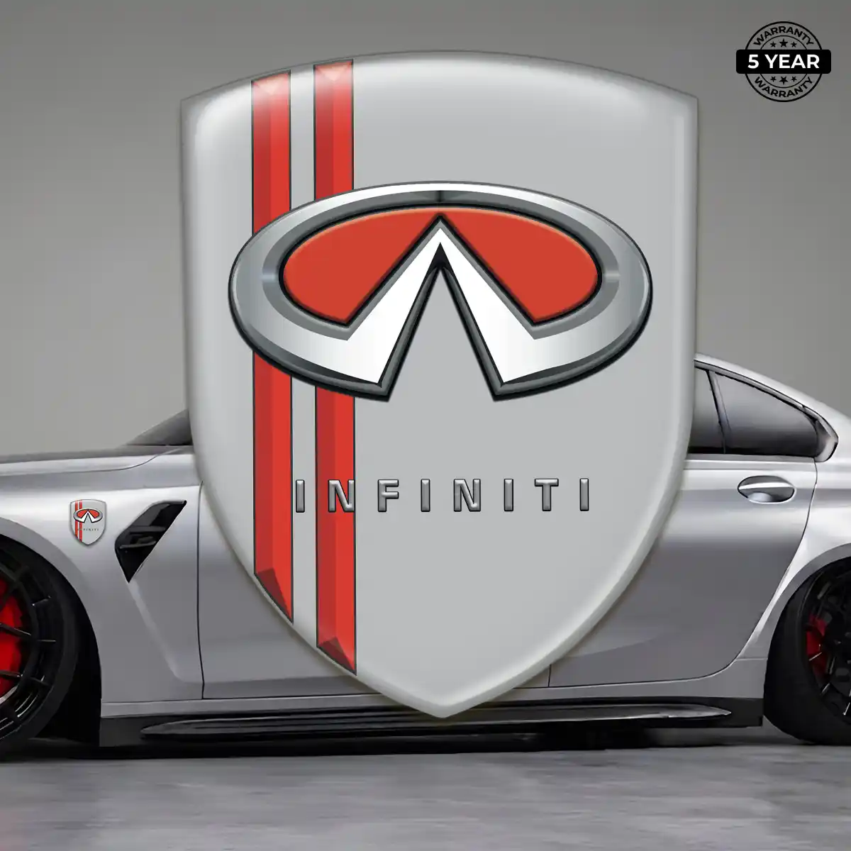 Infiniti 3D Resin Sticker Exterior Luxe