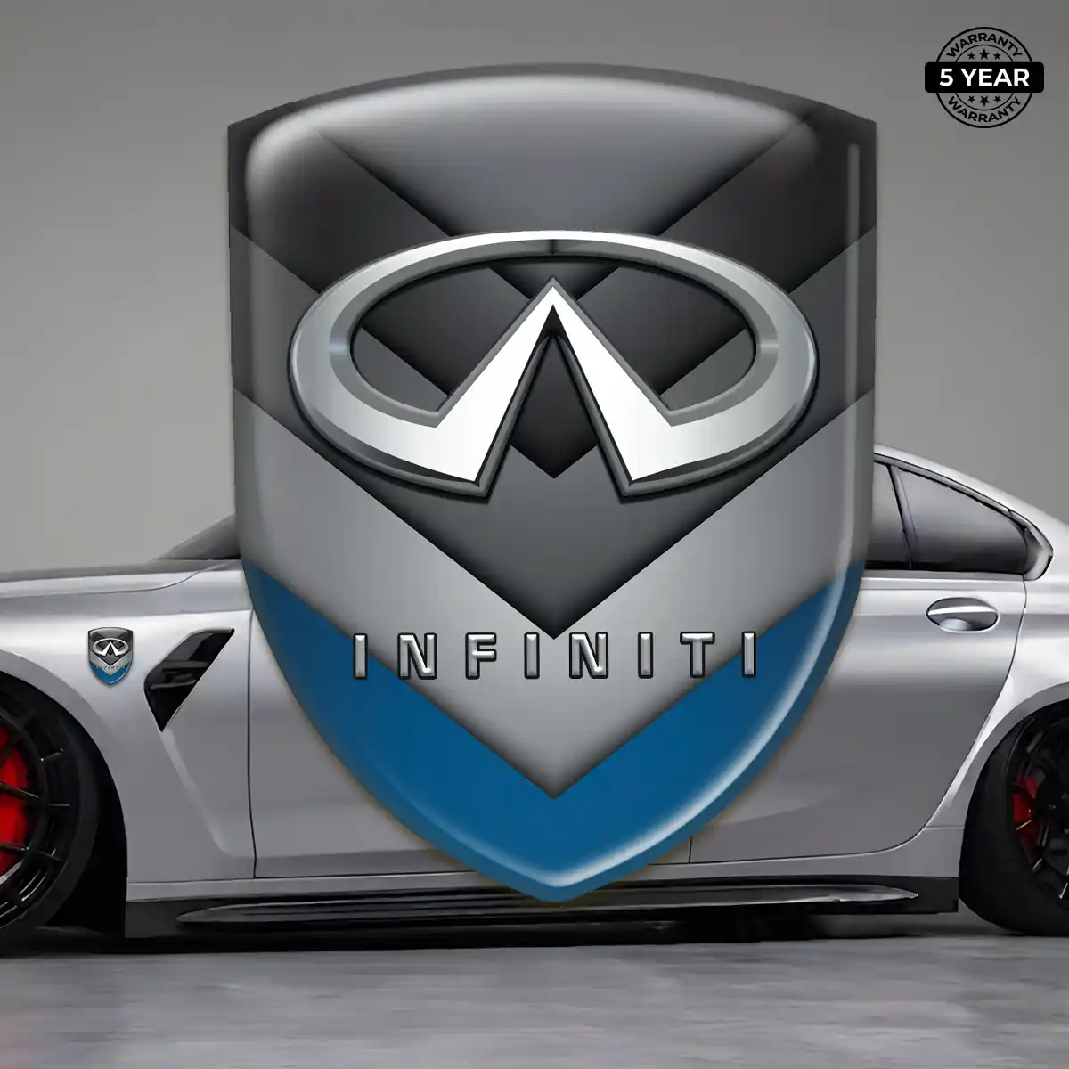Infiniti 3D Resin Sticker Interior Luxe