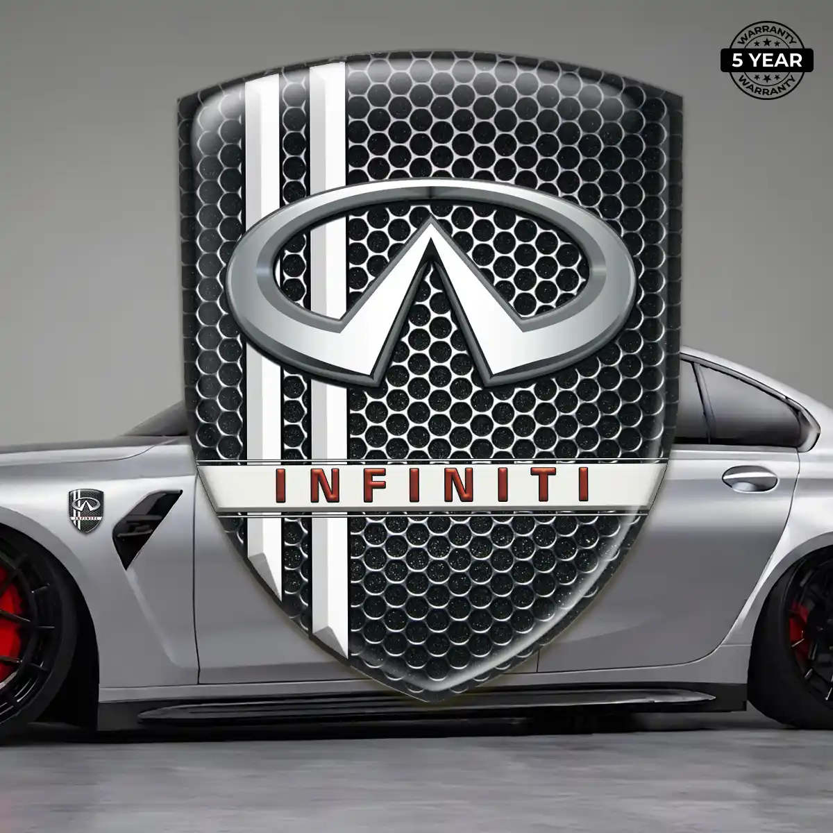 Infiniti 3D Resin Sticker Outer Style