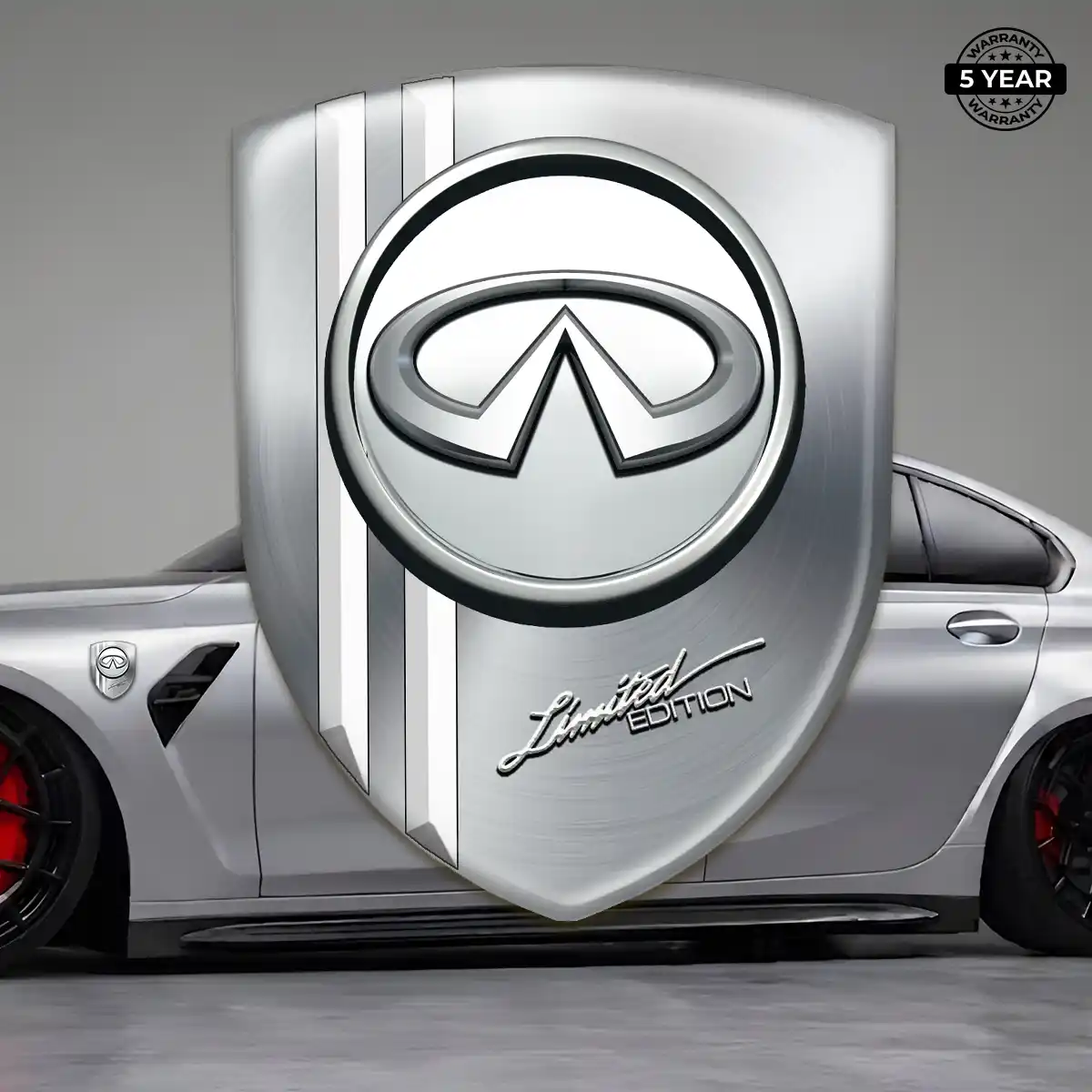Infiniti 3D Resin Sticker Refined Design