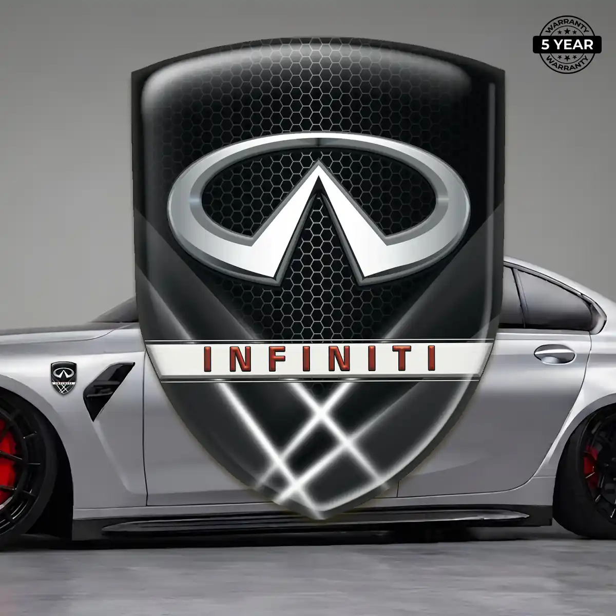 Infiniti 3D Resin Sticker Resin Luxe