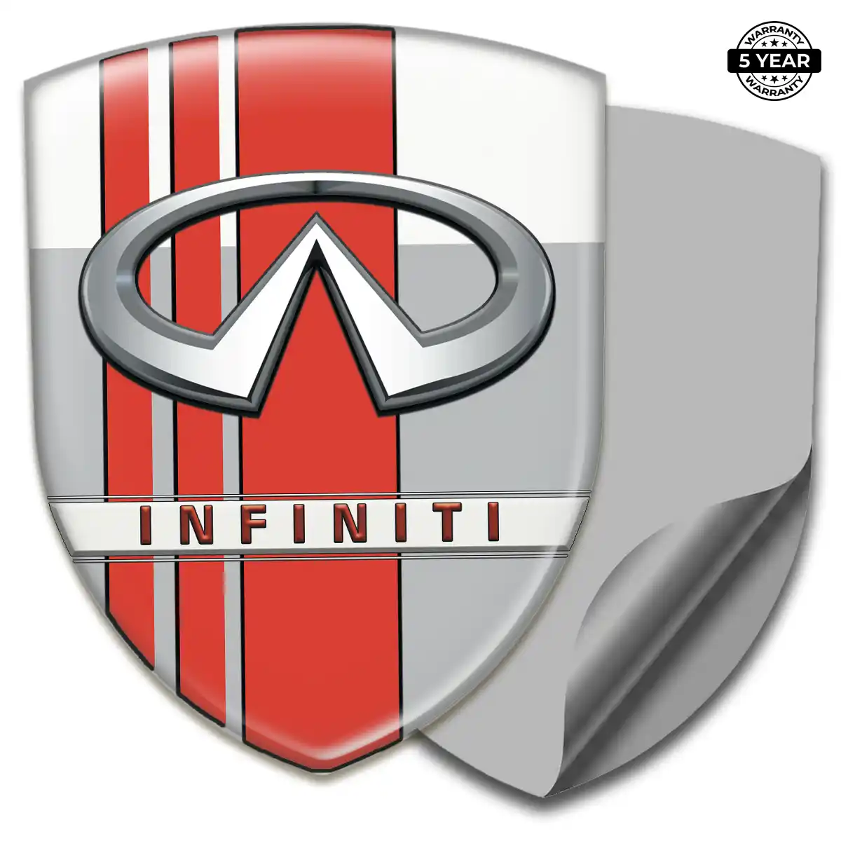 Infiniti 3D Resin Sticker Sport Tuning