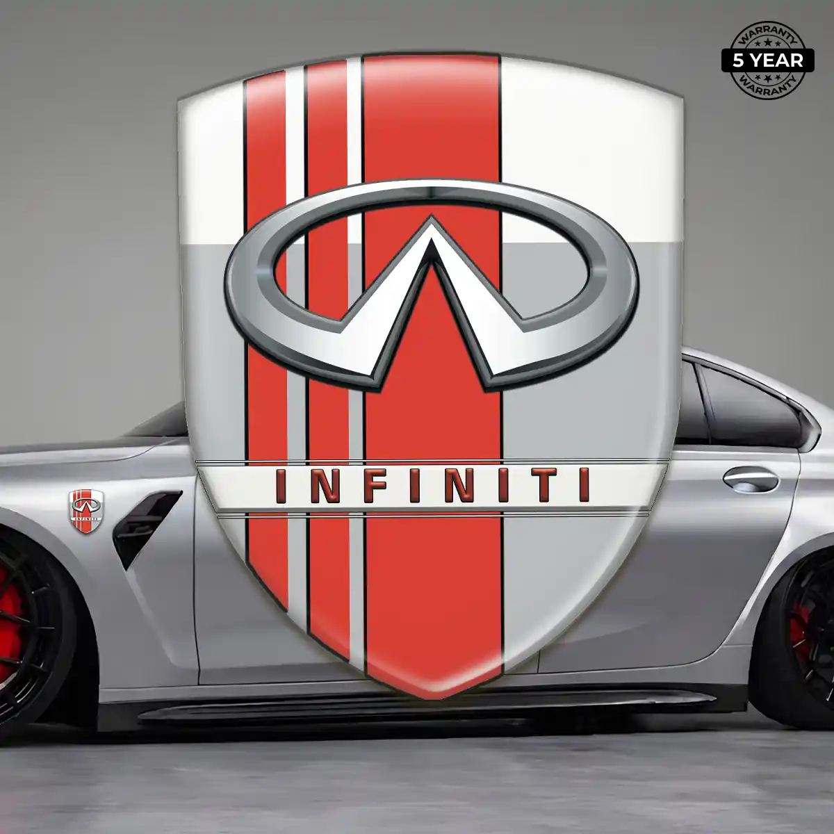 Infiniti 3D Resin Sticker Sport Tuning