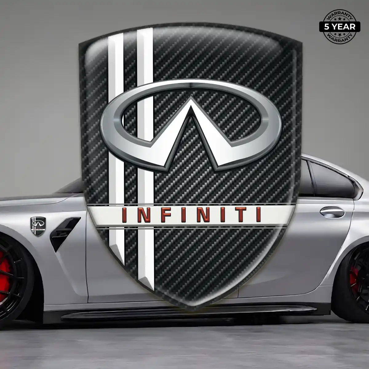 Infiniti 3D Resin Sticker Street Tuning