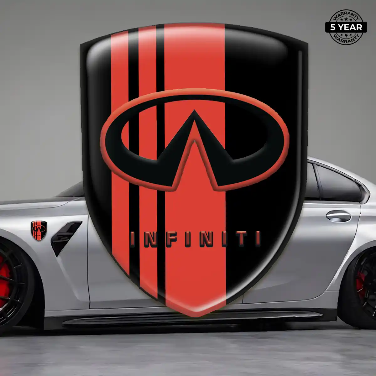 Infiniti Automotive Emblem Sticker Interior Luxe