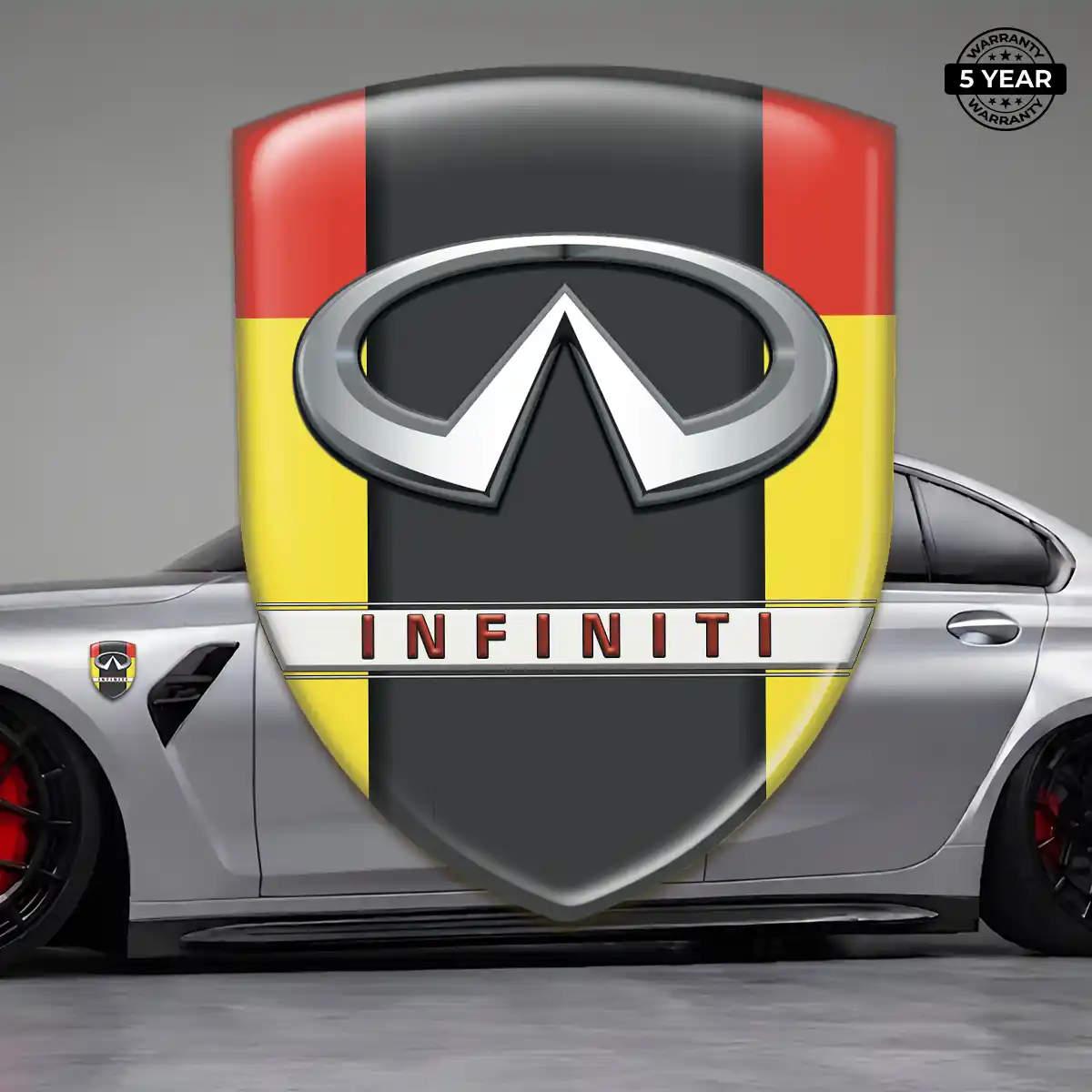 Infiniti Automotive Emblem Sticker Outer Style