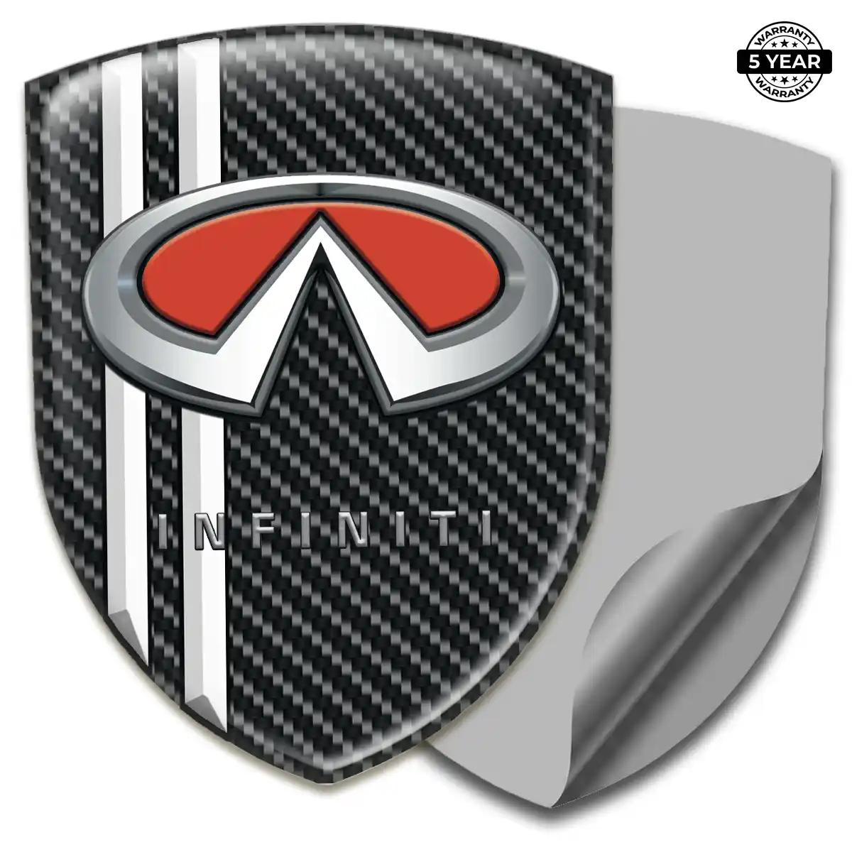 Infiniti Automotive Emblem Sticker Premium Dome