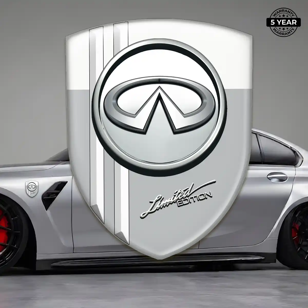 Infiniti Automotive Emblem Sticker Prestige Line