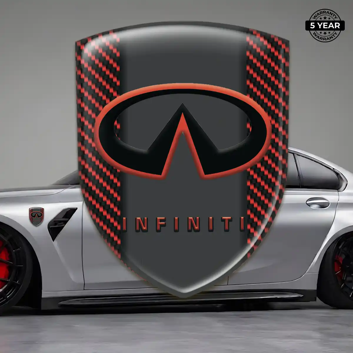 Infiniti Automotive Emblem Sticker Refined Design