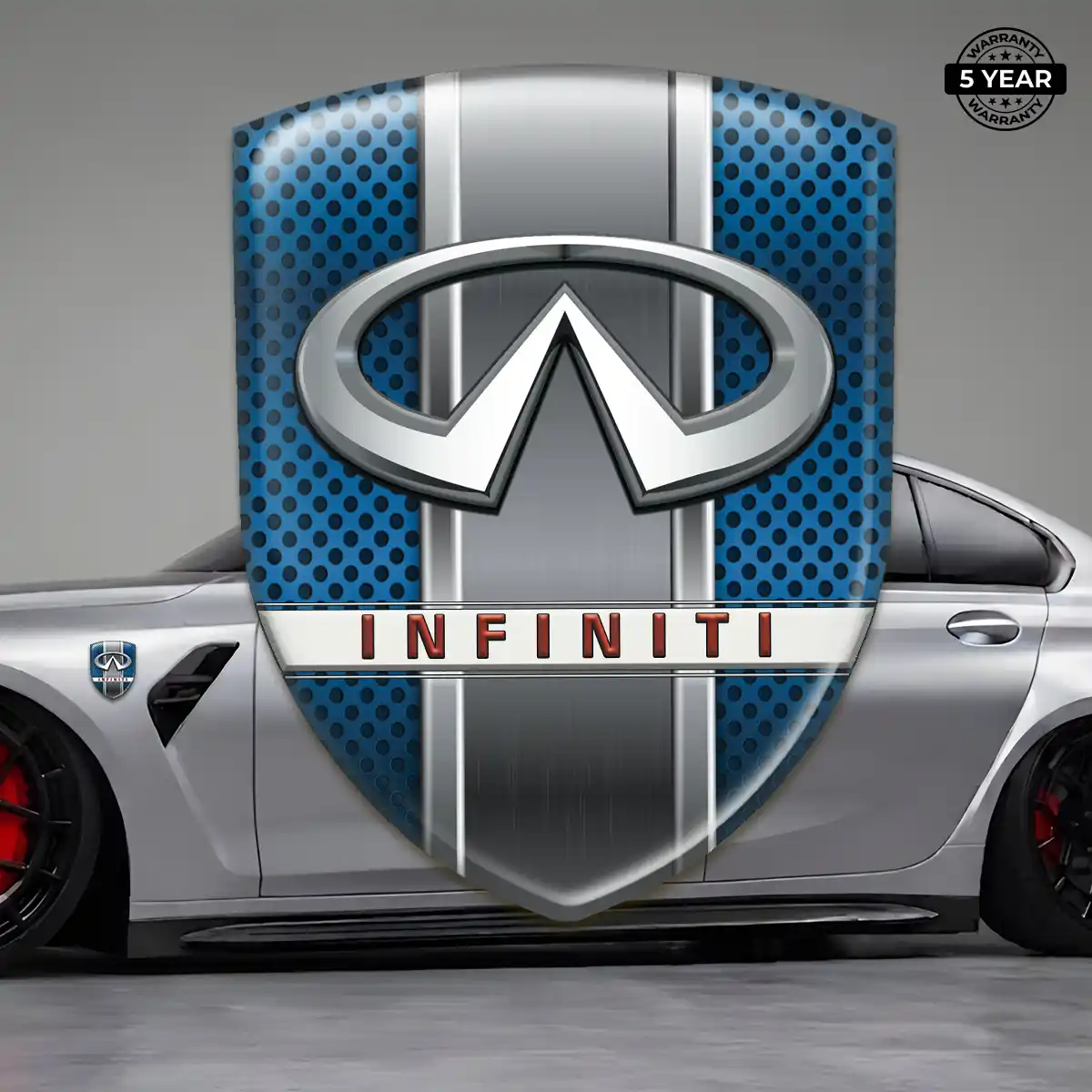 Infiniti Automotive Emblem Sticker Resin Elite