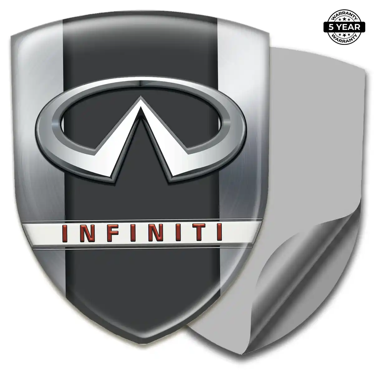 Infiniti Automotive Emblem Sticker Resin Luxe