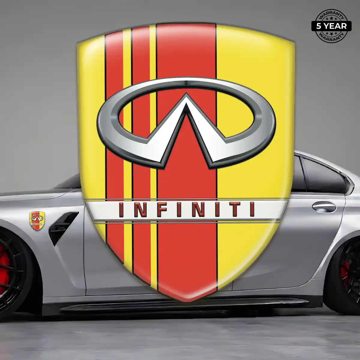 Infiniti Automotive Logo Sticker Cabin Style