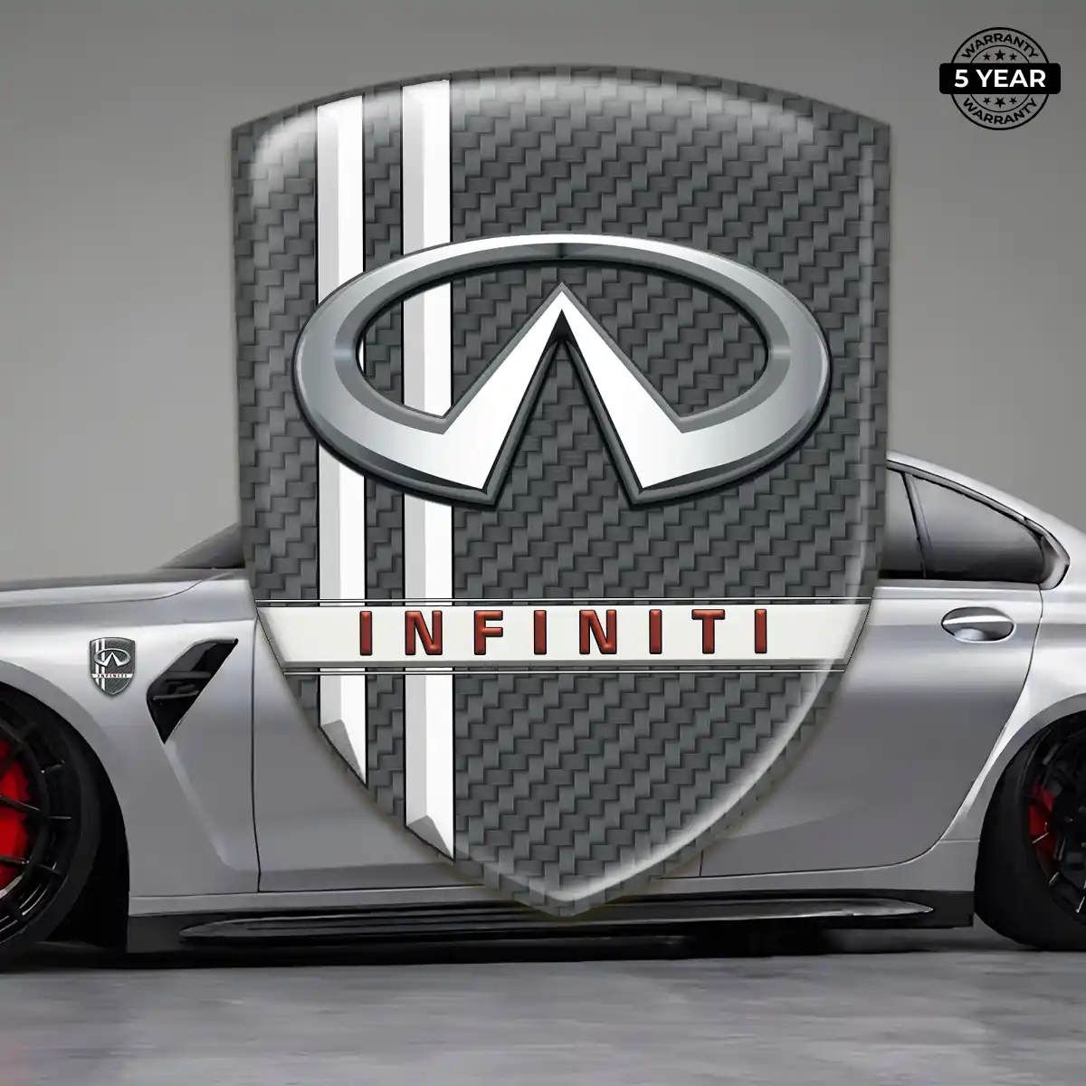 Infiniti Automotive Logo Sticker Exterior Luxe