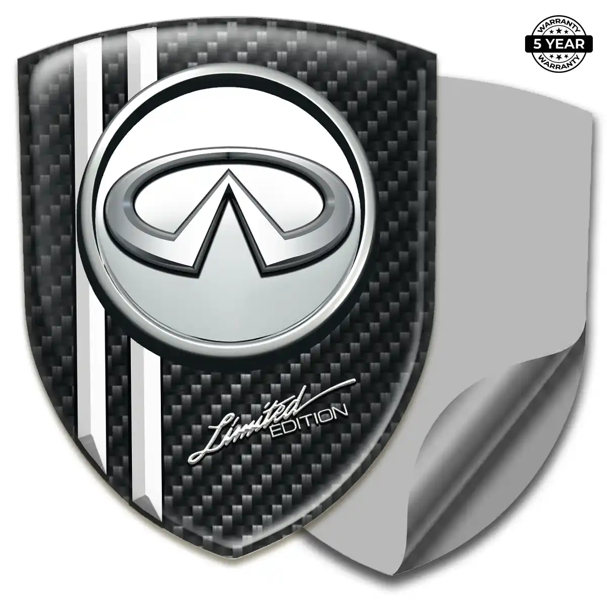 Infiniti Automotive Logo Sticker Premium Dome