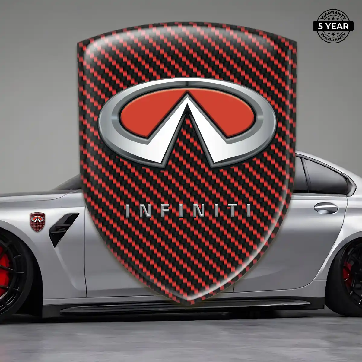 Infiniti Automotive Logo Sticker Refined Design