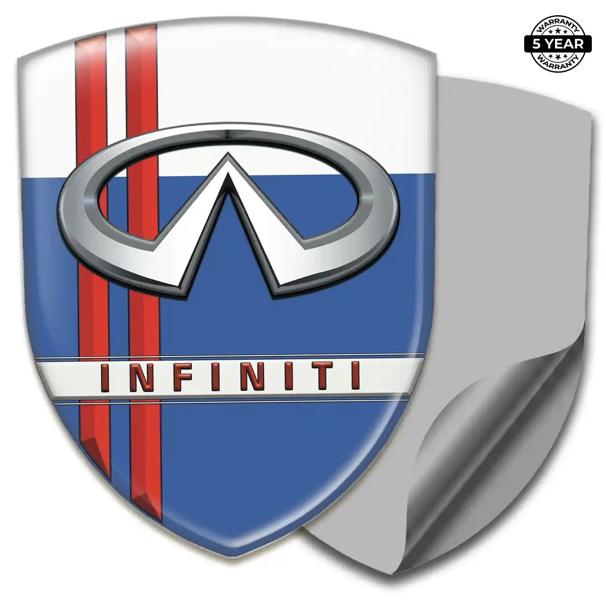 Infiniti Automotive Logo Sticker Resin Luxe