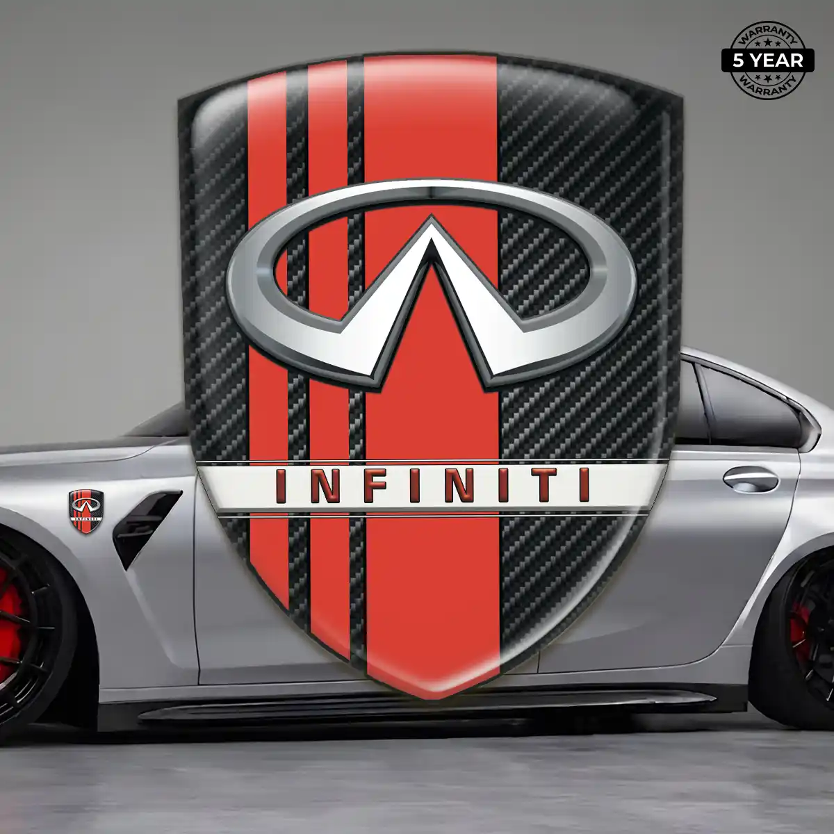 Infiniti Automotive Logo Sticker Street Tuning