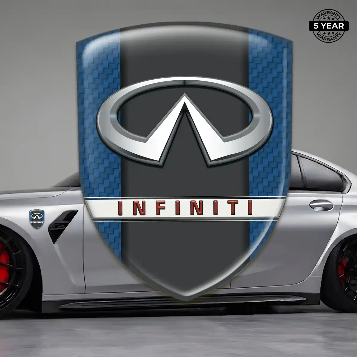Infiniti Automotive Resin Decal Interior Luxe